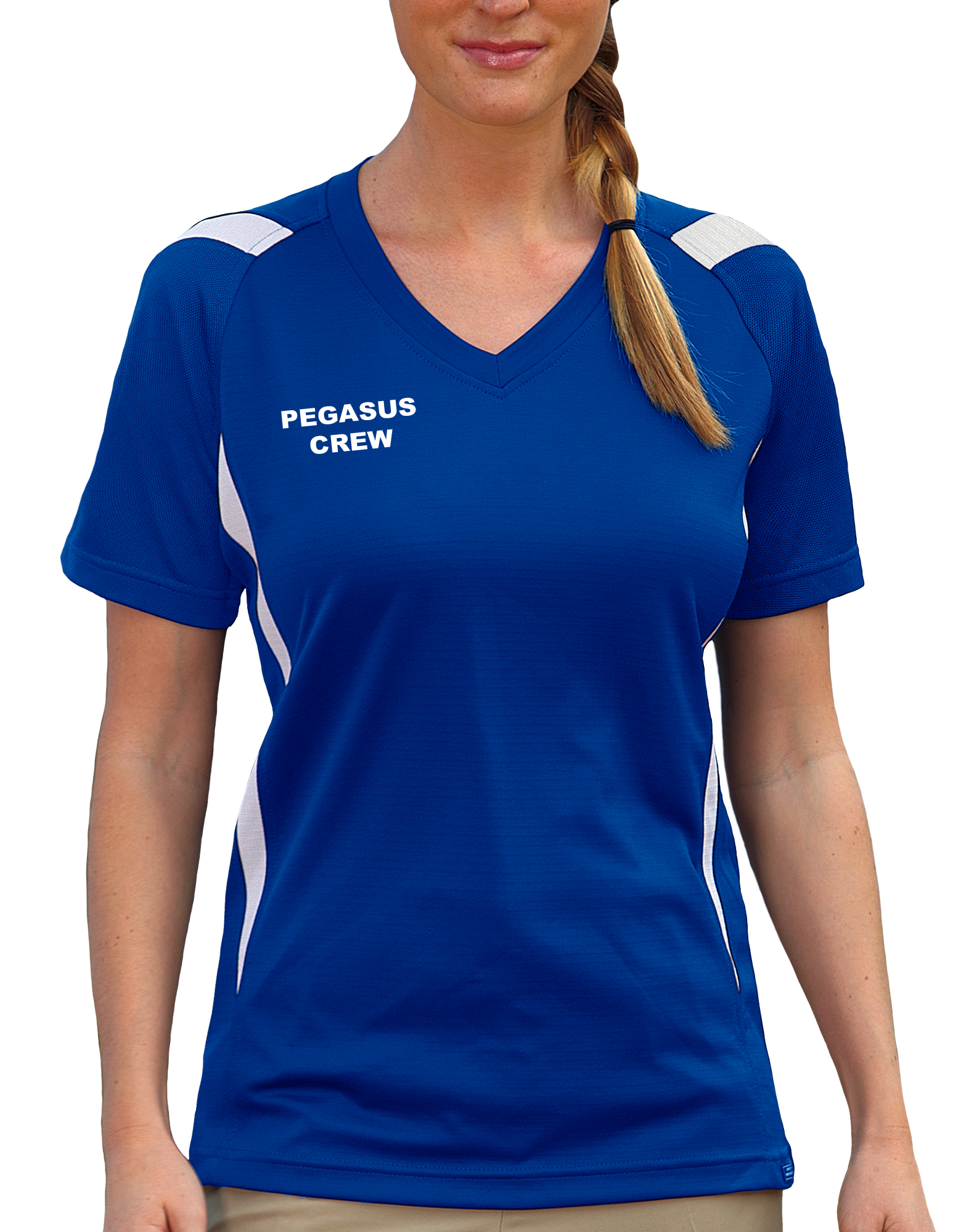 Ladies' Pegasus Crew Ottoman Tee Shirt 7