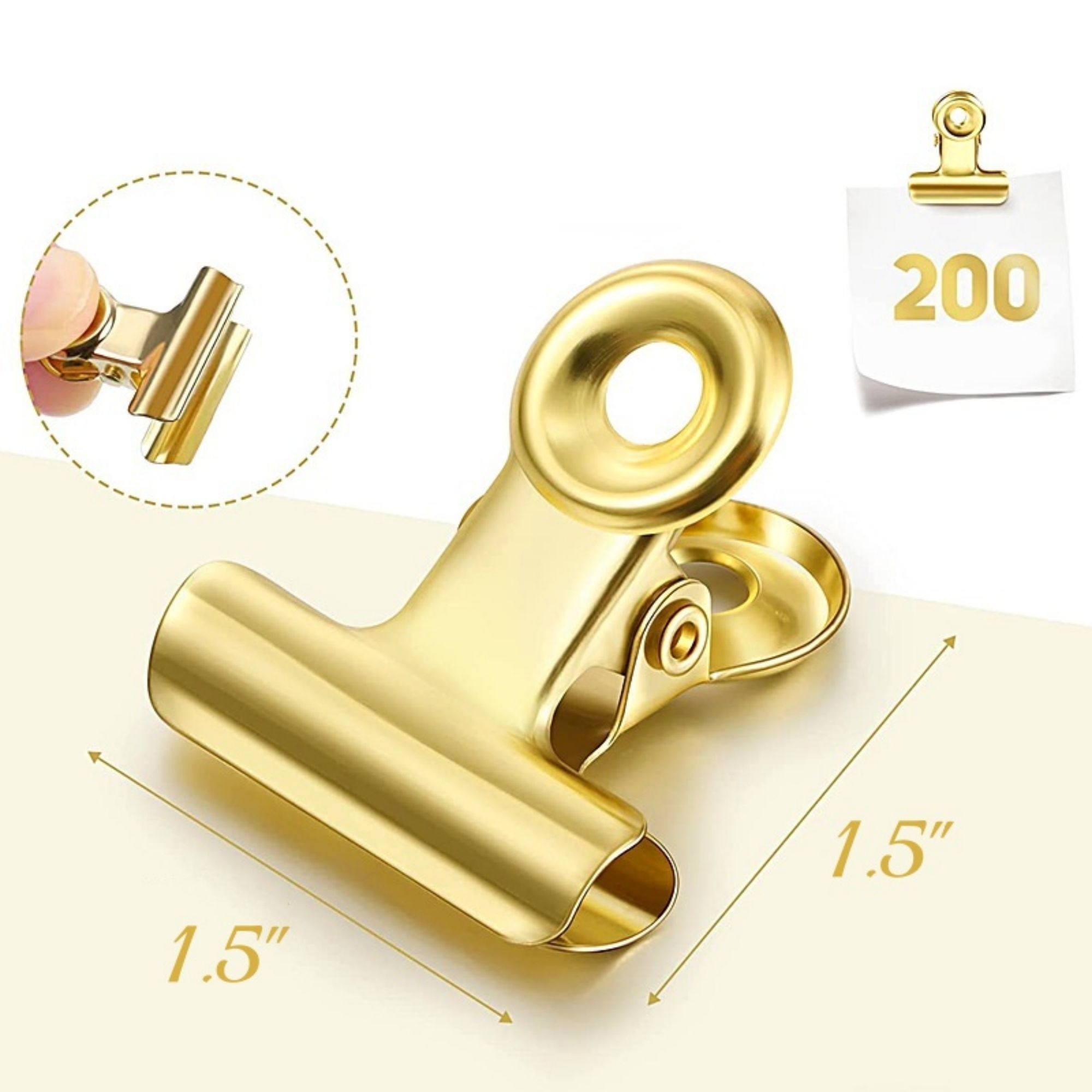1.5 Inch Metal Chip Clip 3