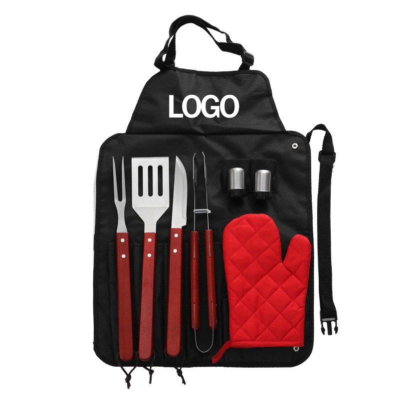 7-Piece BBQ Apron & Tool Set 3