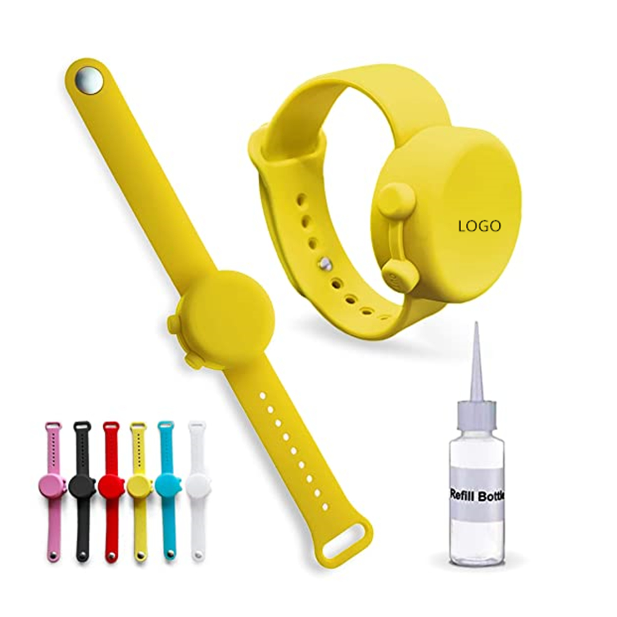 Adjustable Silicone Wristband Hand Sanitizer Bracelet 2