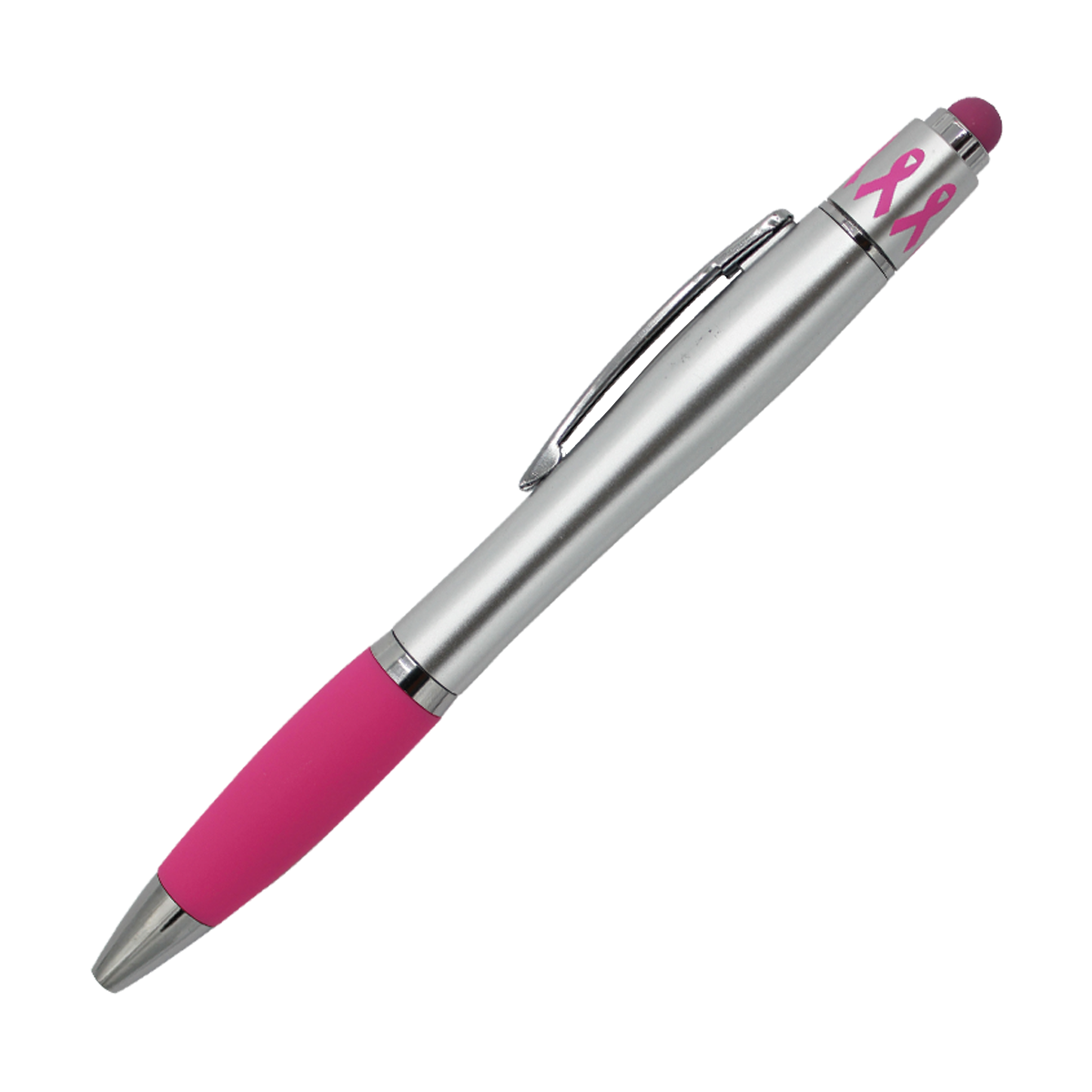 Ribbon Spin Top Pen with Stylus 6