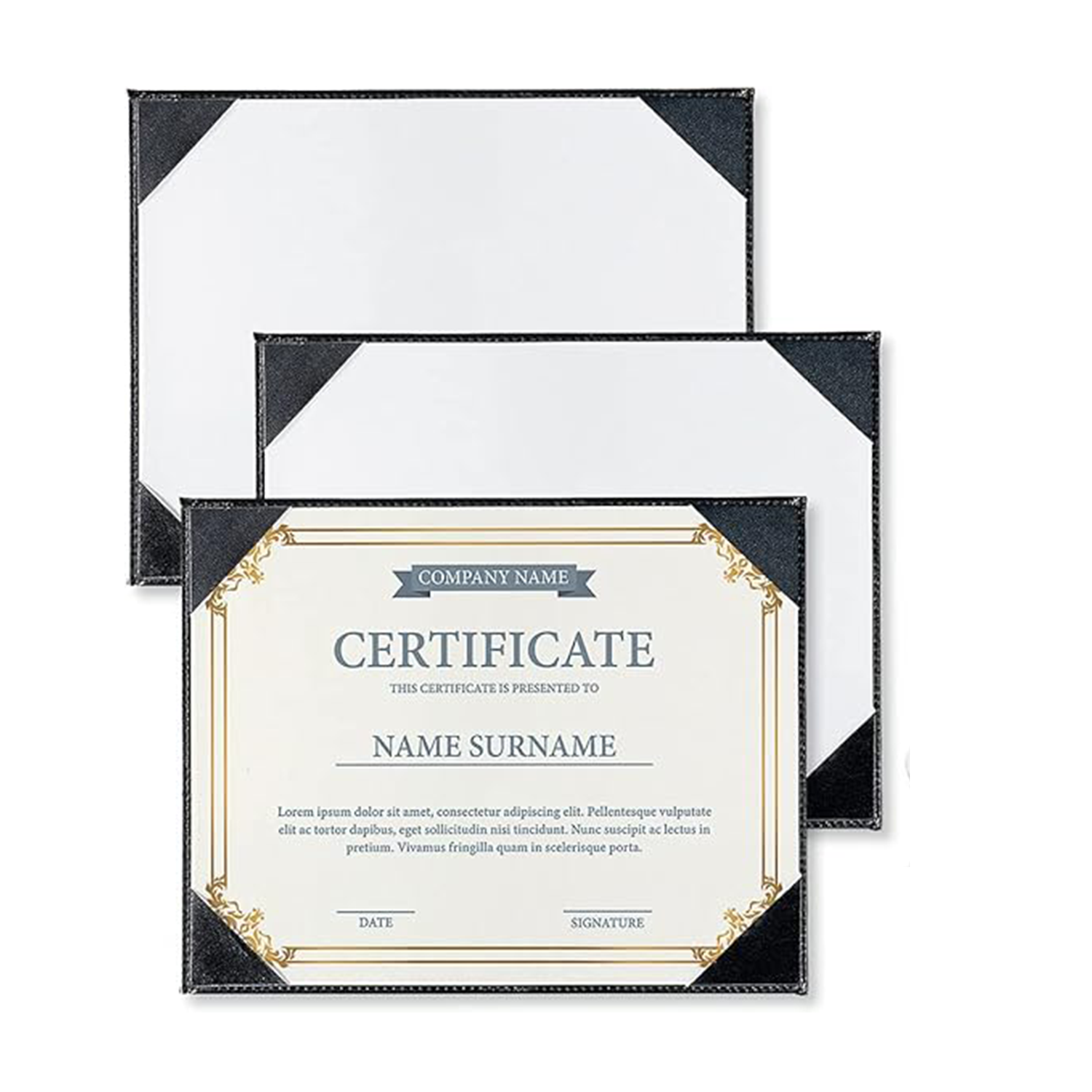 custom Leather Certificate Holders 10