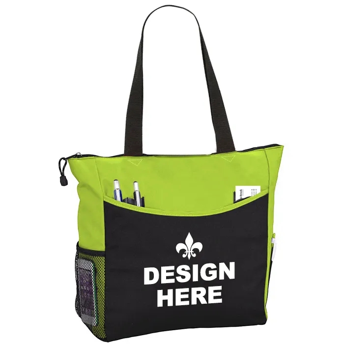 Zippered Brief 600D Polyester Tote Bag 3