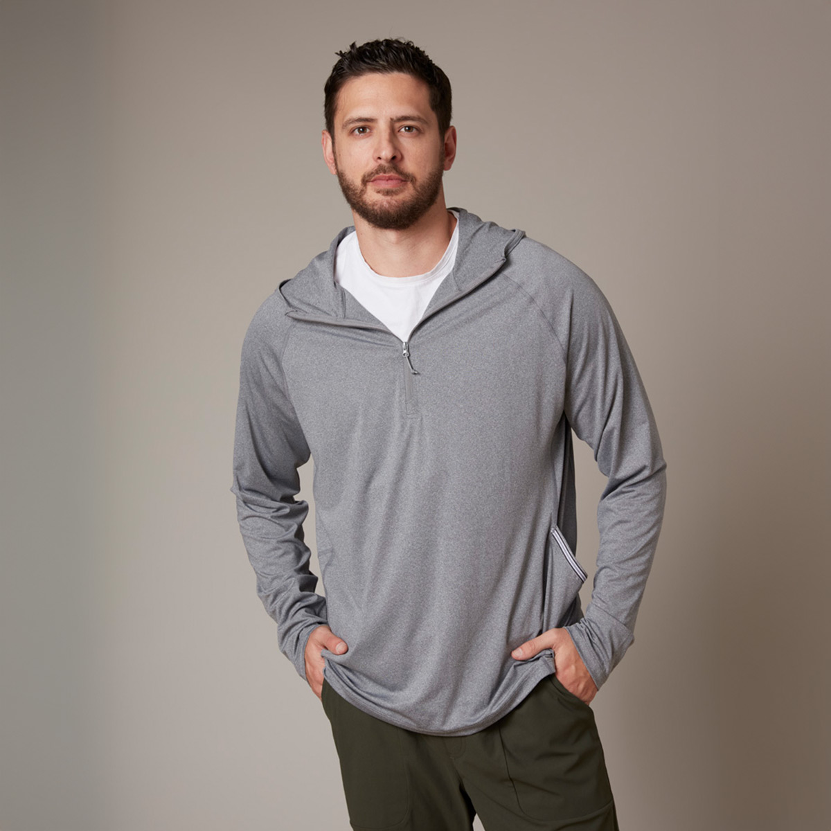Men's Dune Sun Hoodie, custom hoodie or sweatshirt with logo imprint 2
