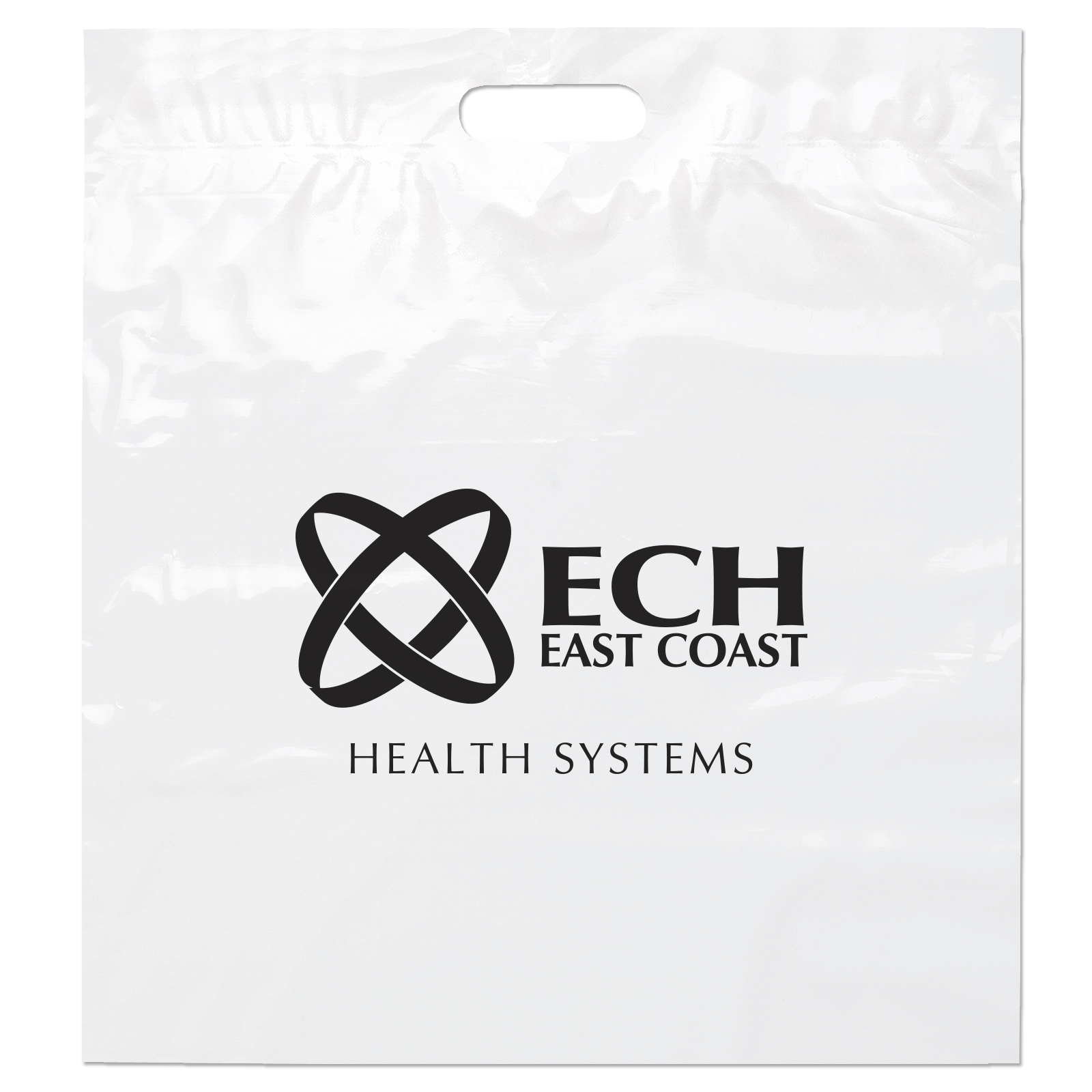 Die Cut Handle Bag - 18W x 20H x 4 - Flexo Ink Print