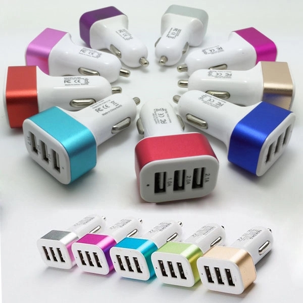 3-Port USB Car Charger Adaptor 2