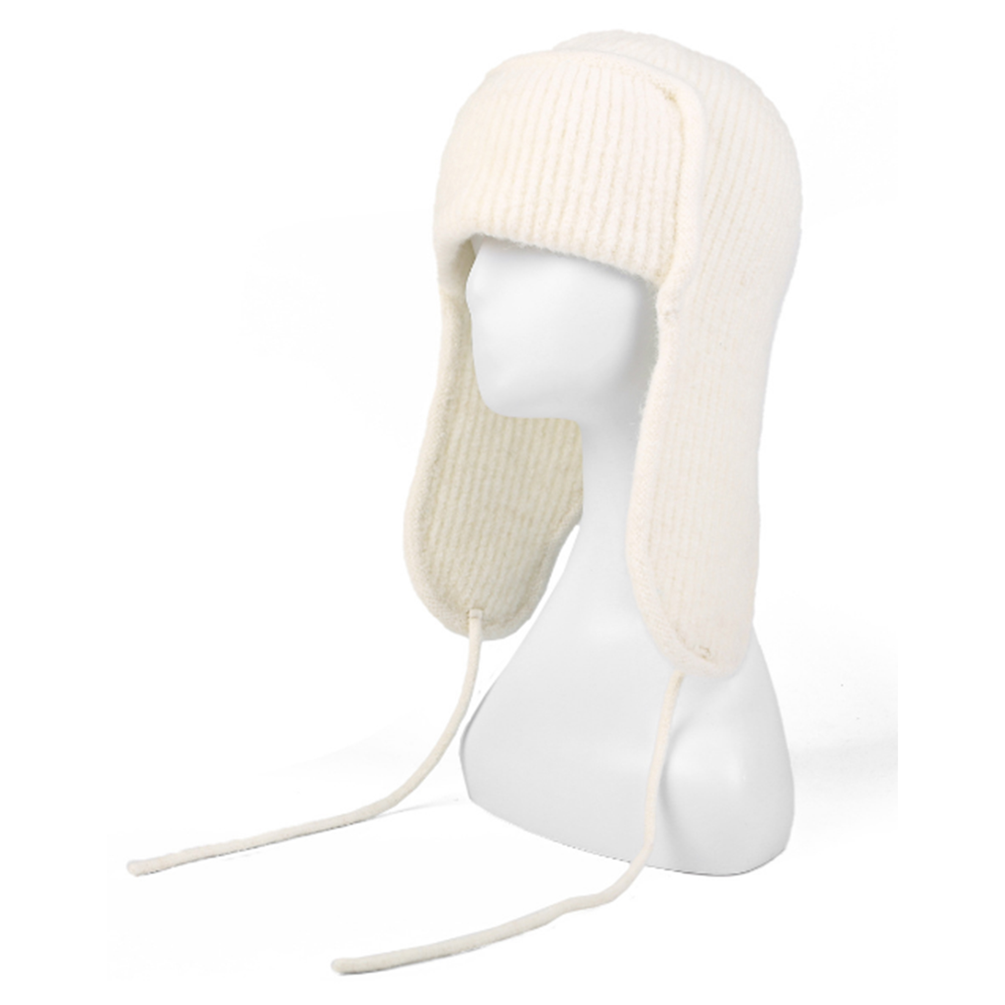 MOQ 50 PCS Soft Winter Women's Earmuffs Knitted Hat 6