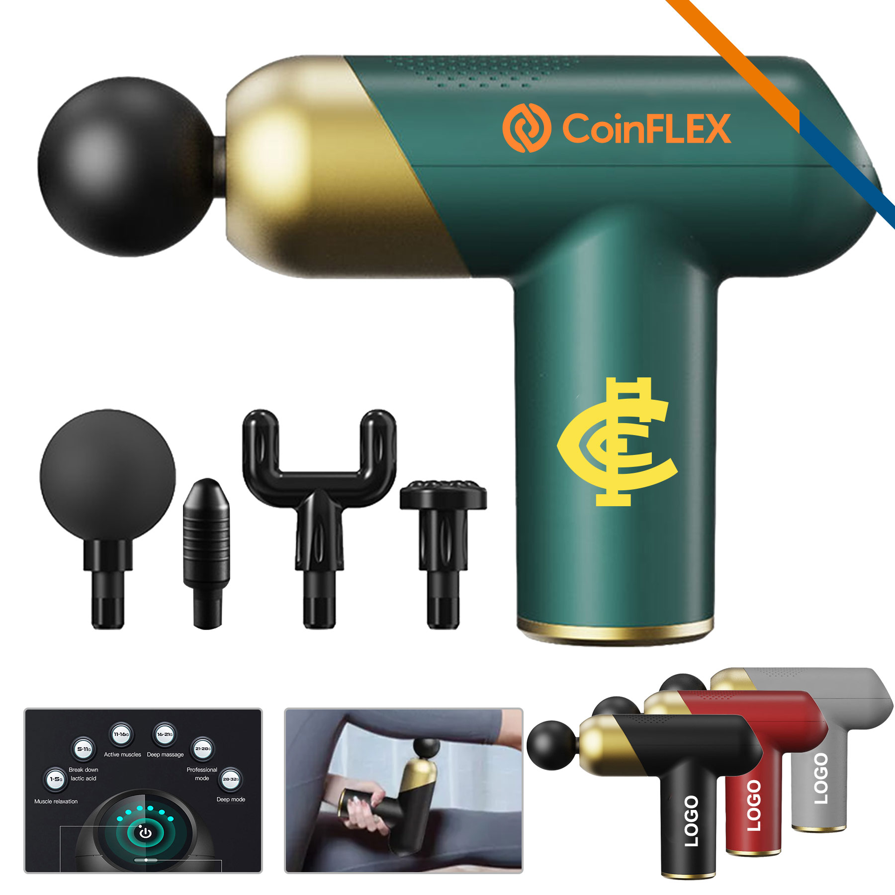 Helsa Noise Reduction Massage Gun 2