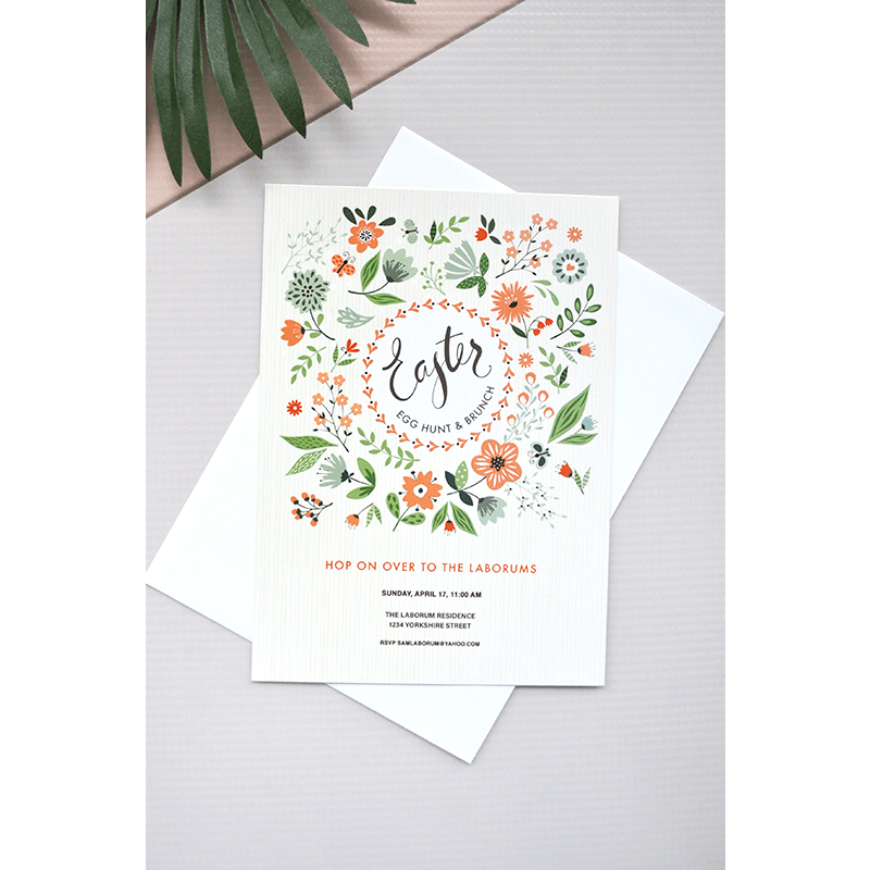 Custom Full Color 5 X 7 Inch Invitation Cards 75