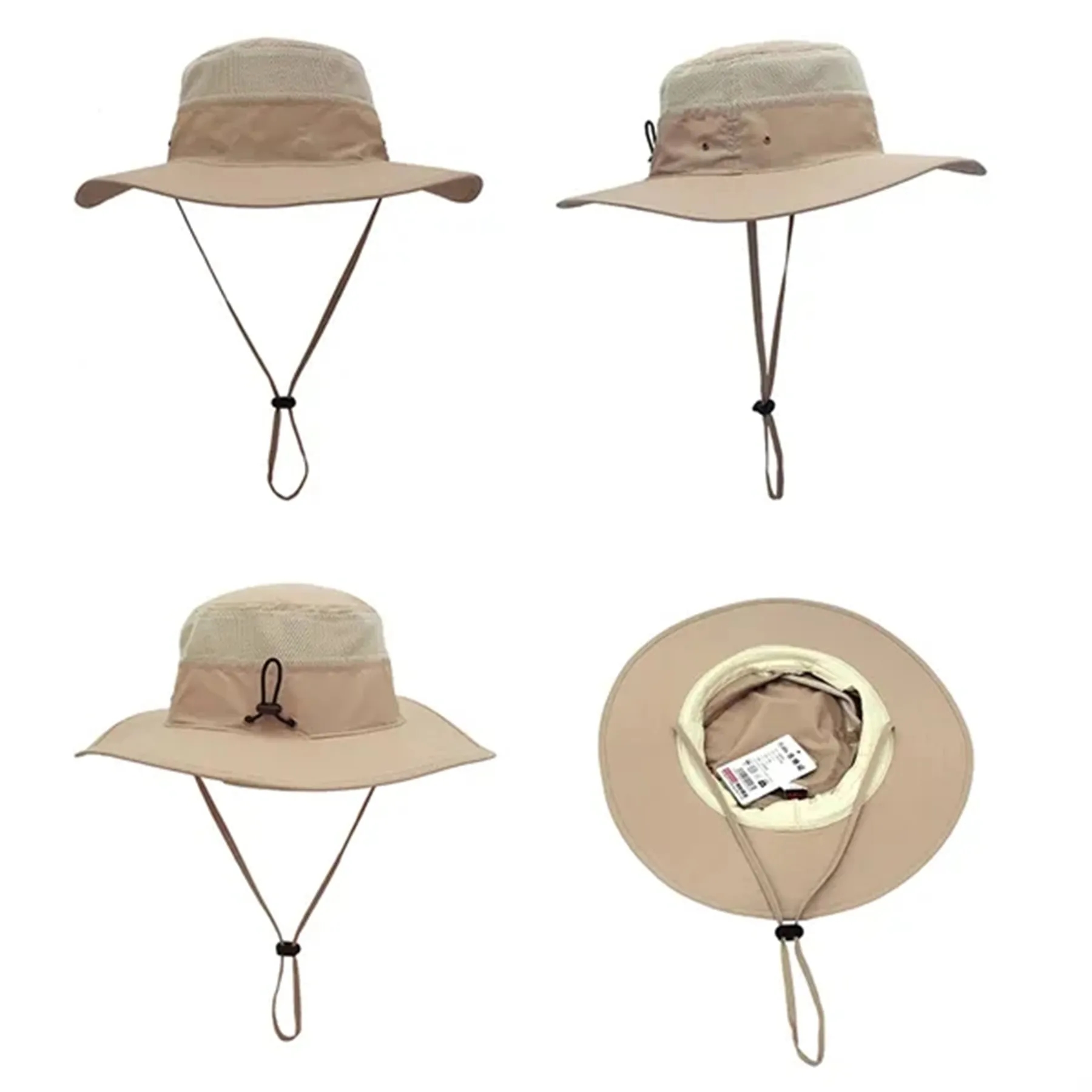 Full Color Wide Brim UV Protection Bucket Hat 14