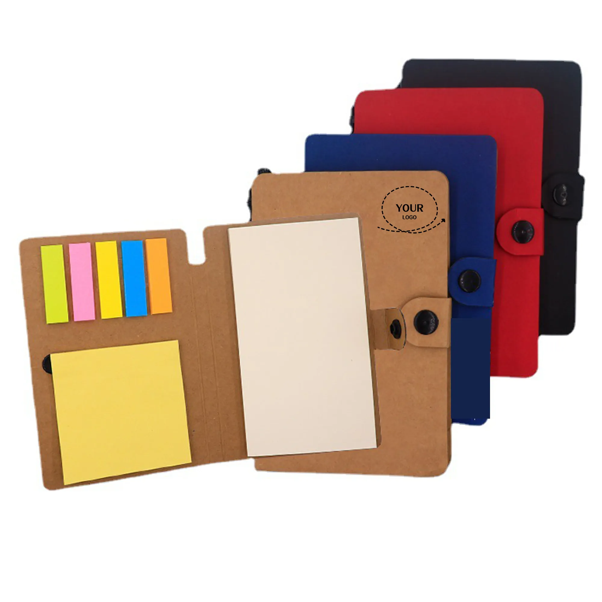 Transparent Sticky Notes Button-Memo Pad with Logo Printed