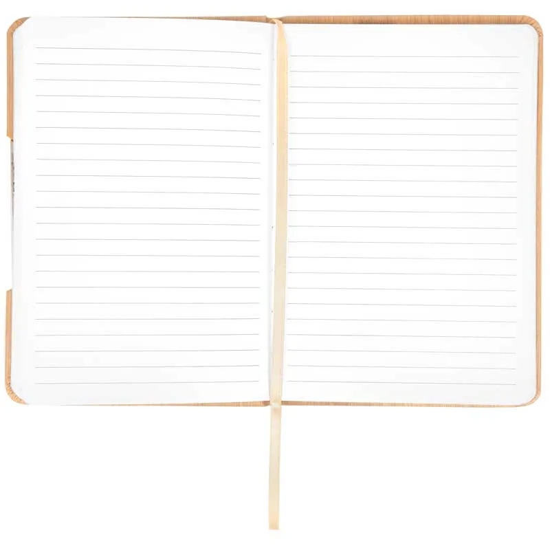 5x7 Maui Faux Bamboo Notebook with Phone Holder 3