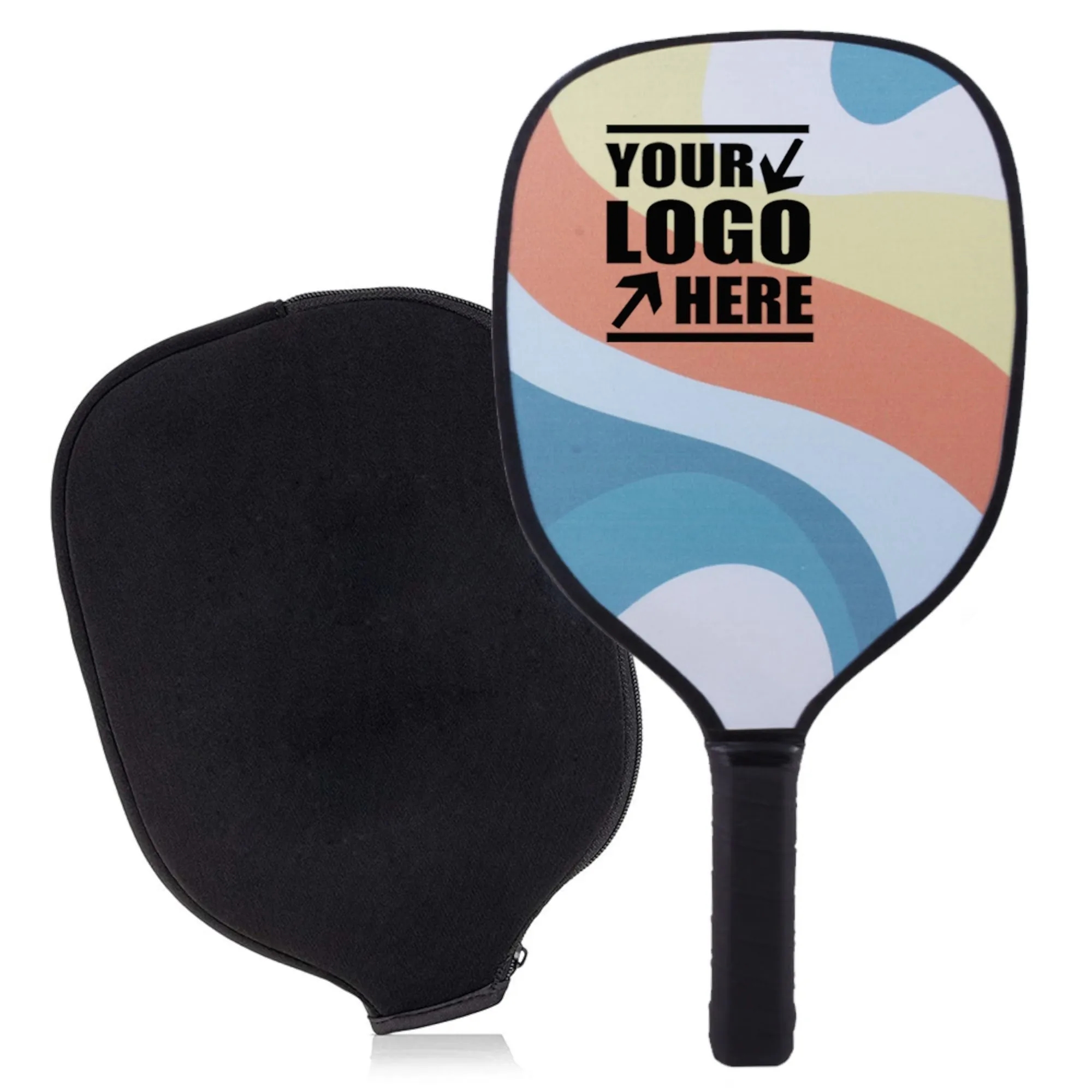 Single Pickleball Paddle with Zipper Bag 3