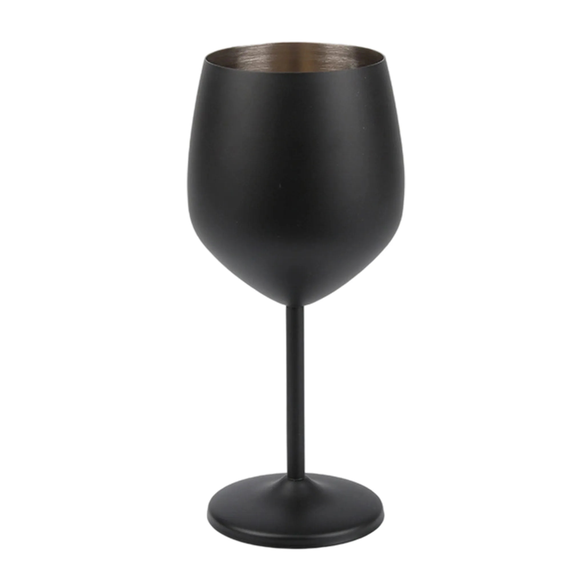 MOQ 50 18oz Single-Layer Stainless Steel Wine Goblet 8