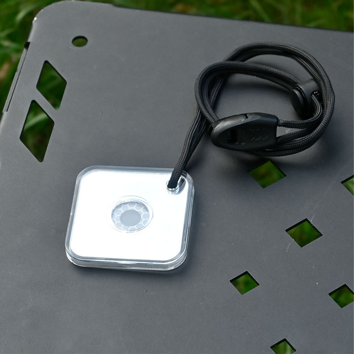 Outdoor Acrylic Survival Signal Mirror w/ Whistle 9
