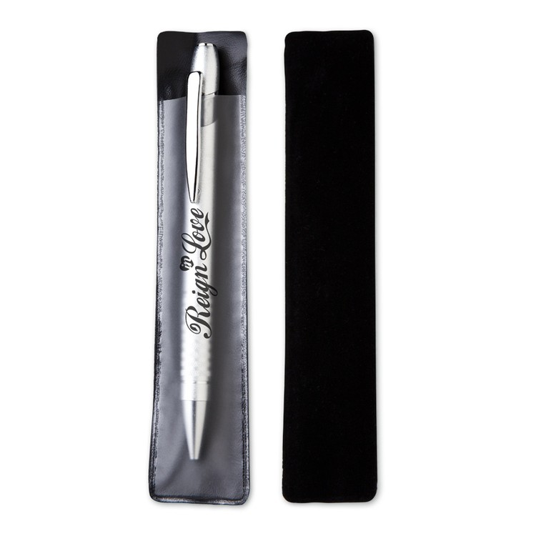 Clear Velvet Pen Pouch 2