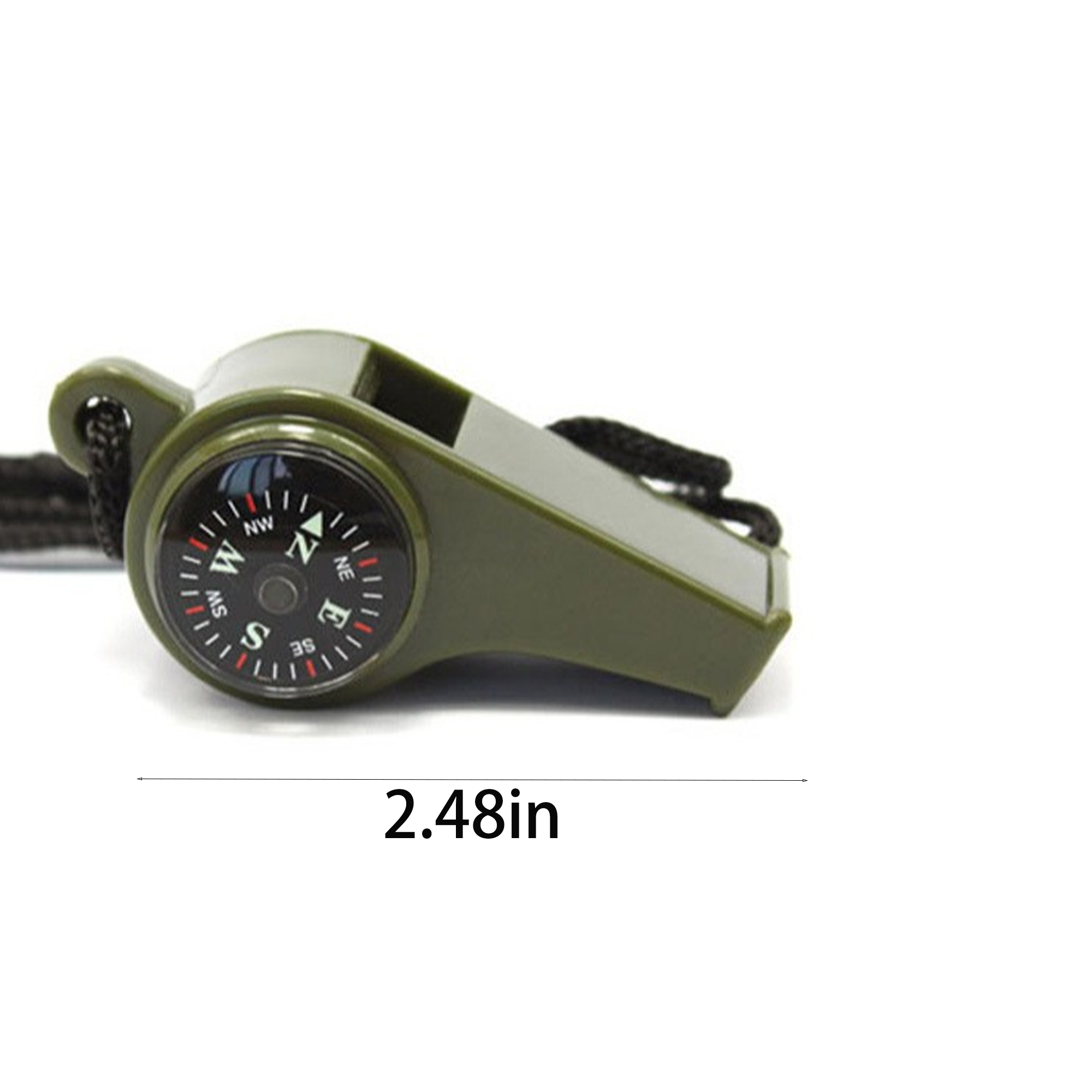 3-in-1 Emergency Survival Whistle With Compass and Thermometer 3