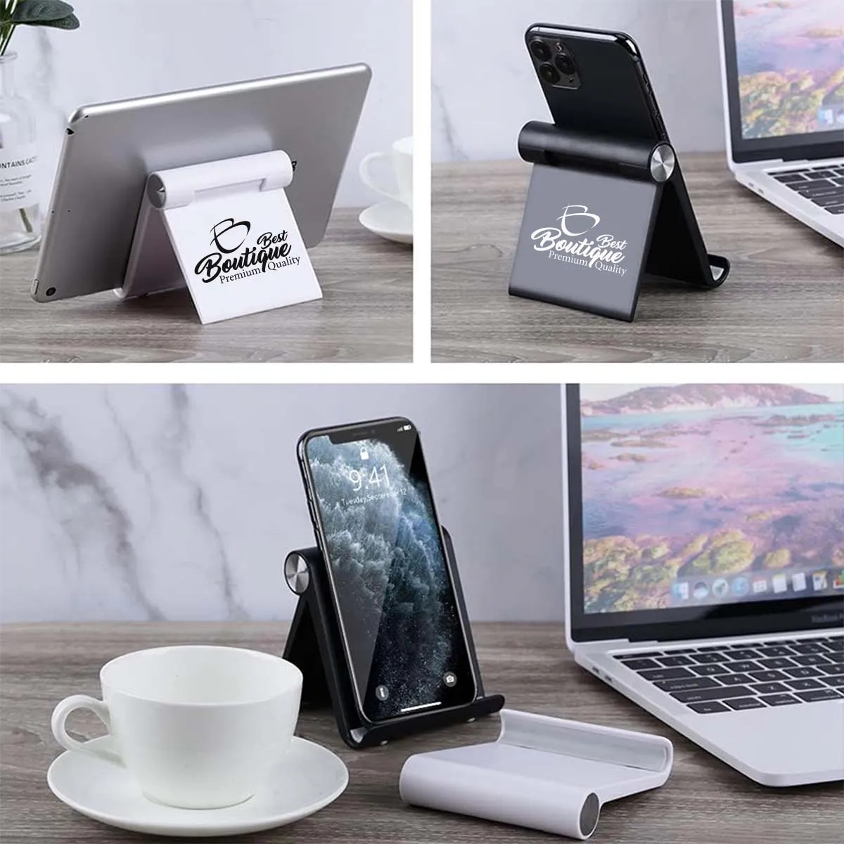 Adjustable Desktop Mobile Phone Holder Tablet Stand 7