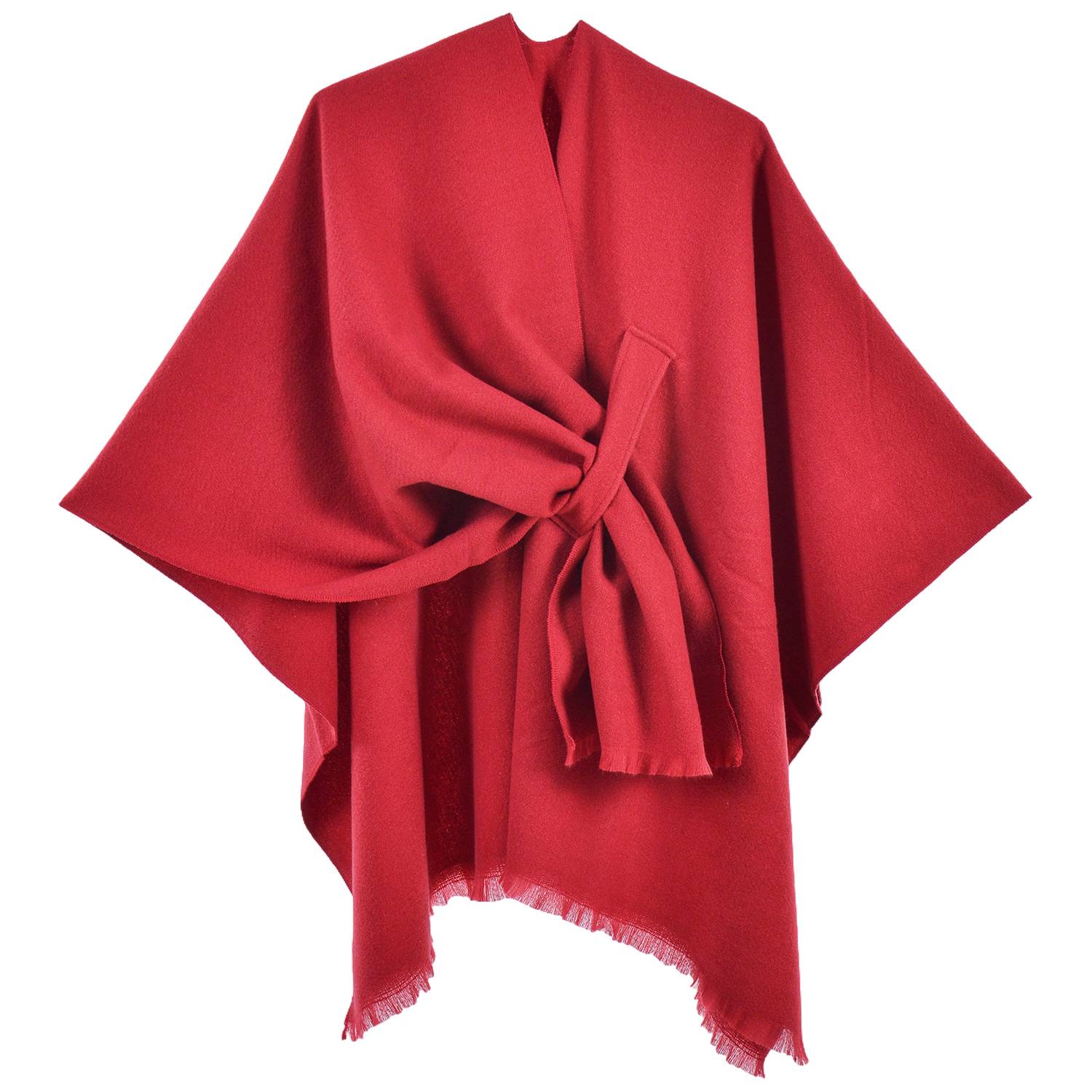 Winter Thermal Cashmere Split Style Shawl 6