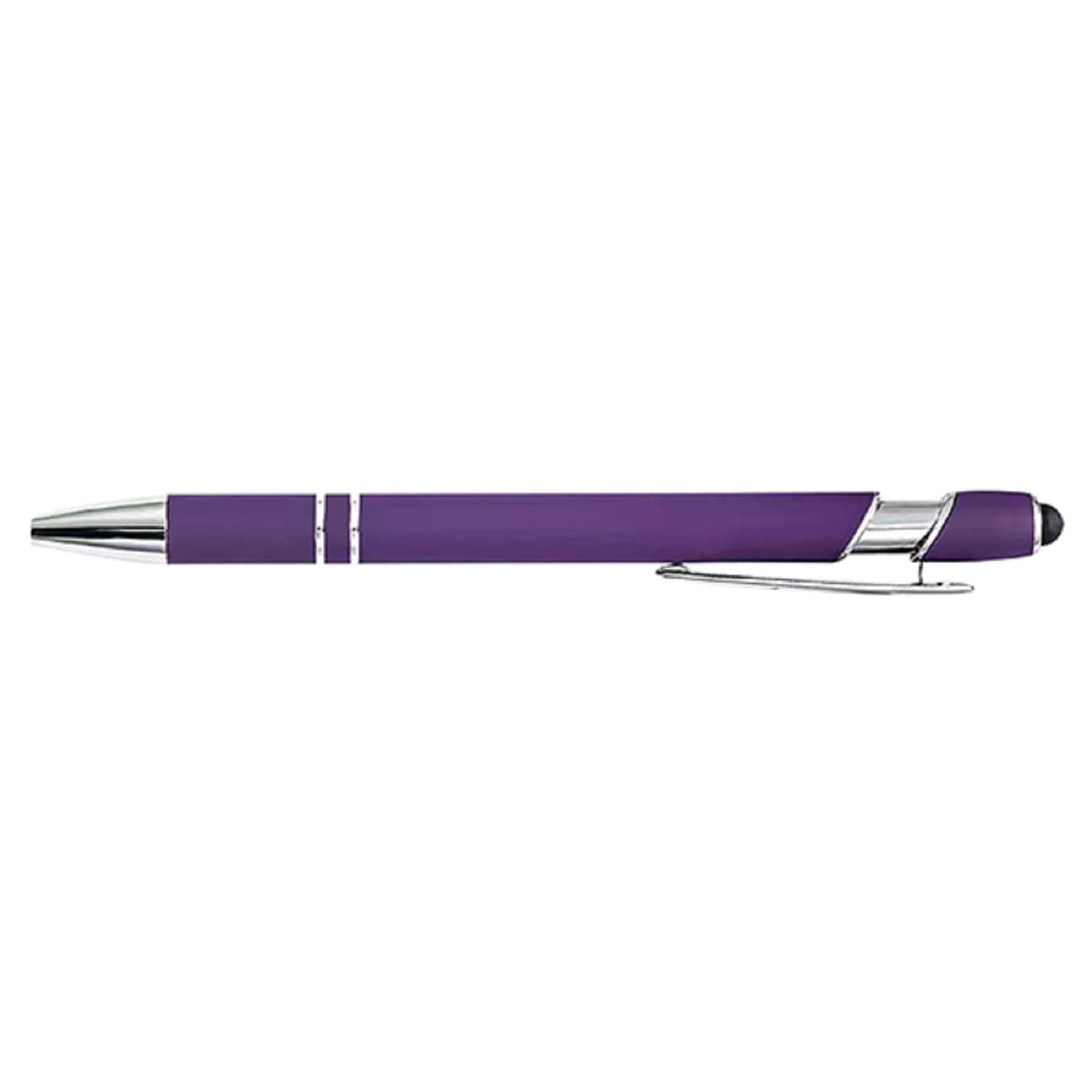 Soft-Touch Aluminum Pen w/ Stylus 8
