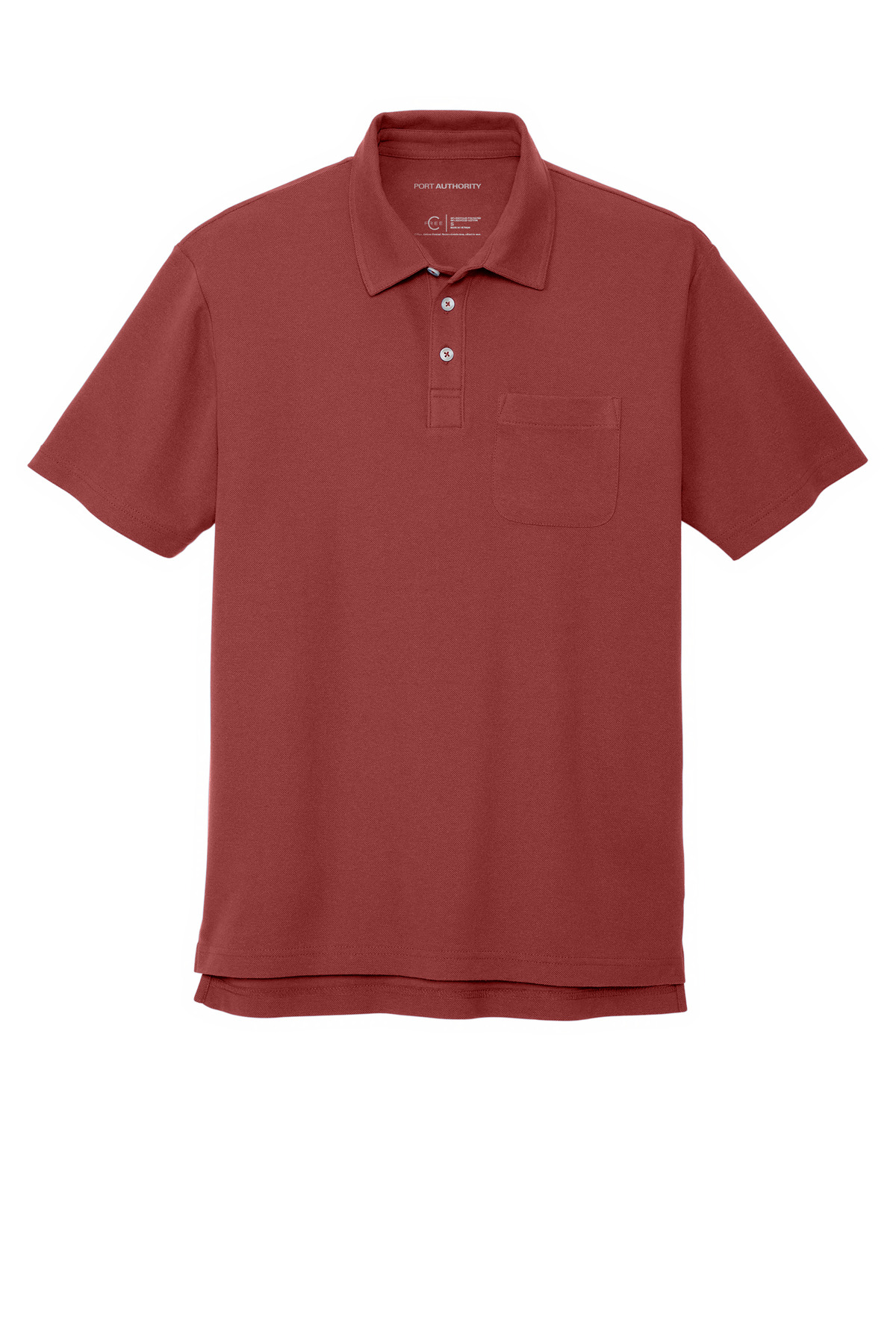 Port Authority C-FREE Cotton Blend Pique Pocket Polo K868 57