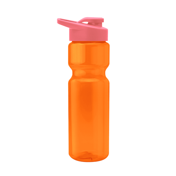 Blazer 28oz Transparent Bike Bottle w/Drink-thru Lid 2549