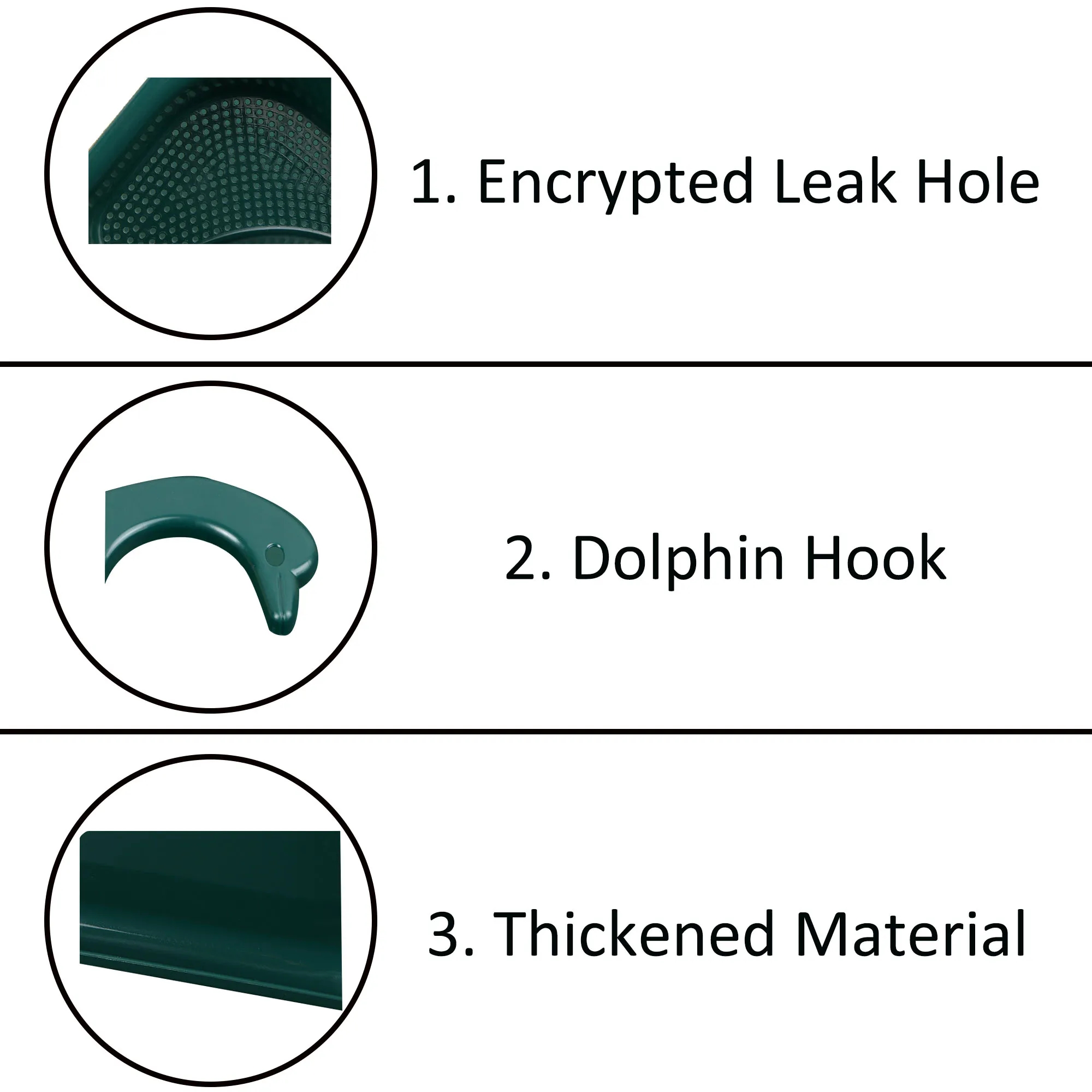Thickened PP Dolphin Sink Strainer Basket 2