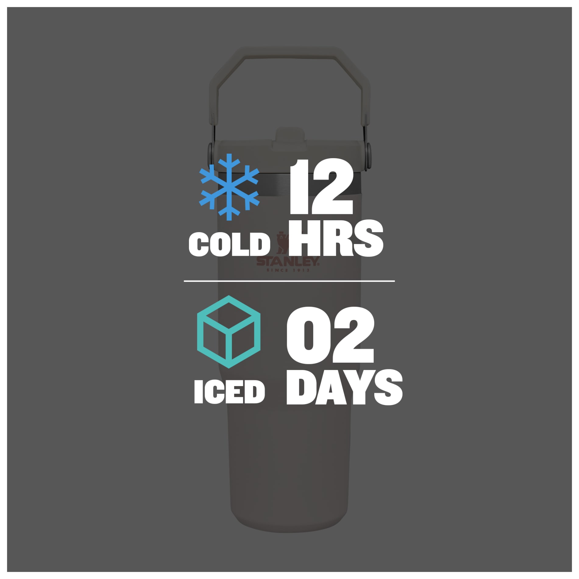 IceFlow Flip Straw Tumbler 30oz