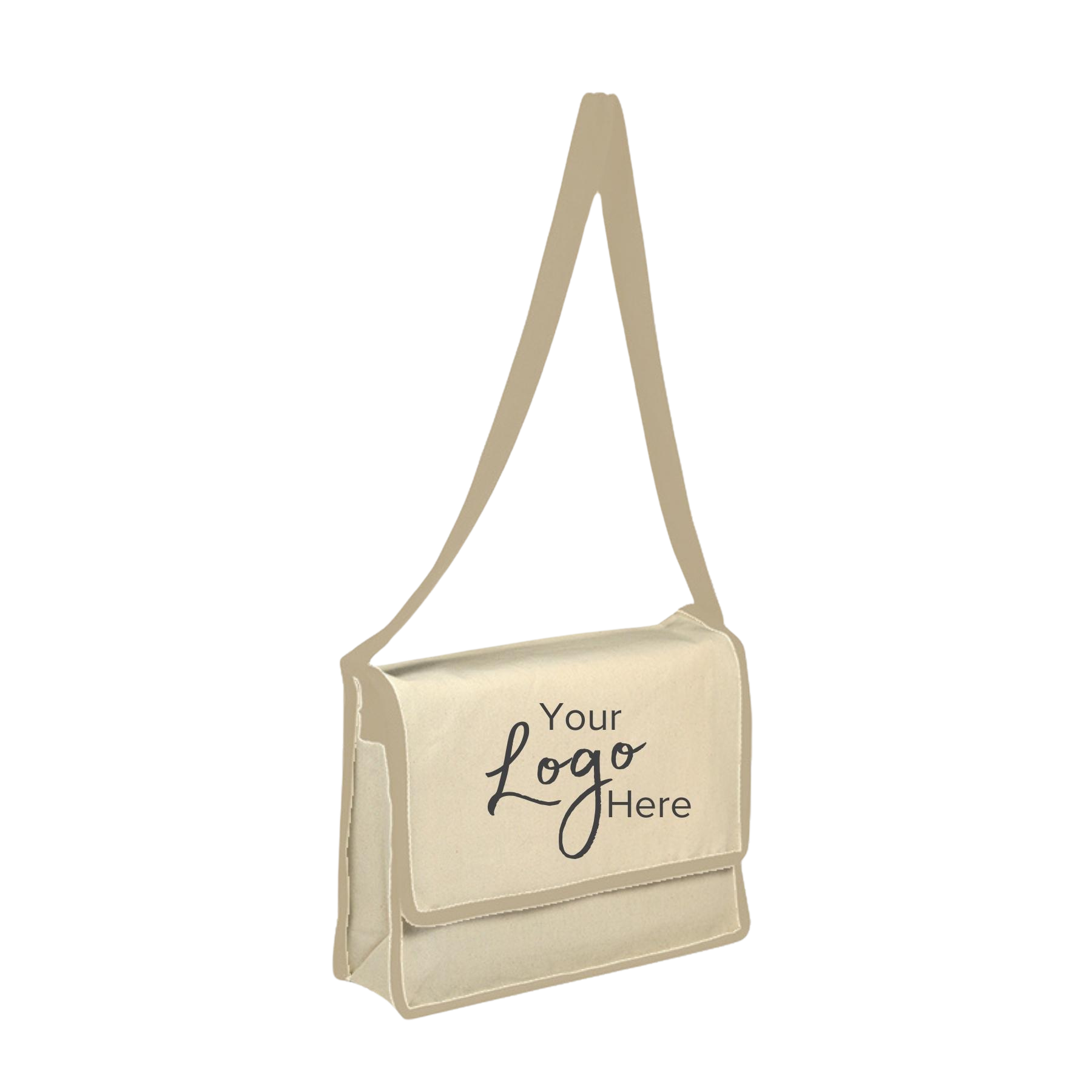 Messenger 13"W x 13"H x 3" Gusset Bag with Flap with Binding 8