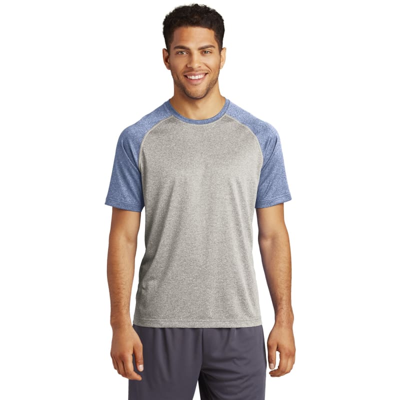 Sport-Tek Heather-On-Heather Contender Tee. 8