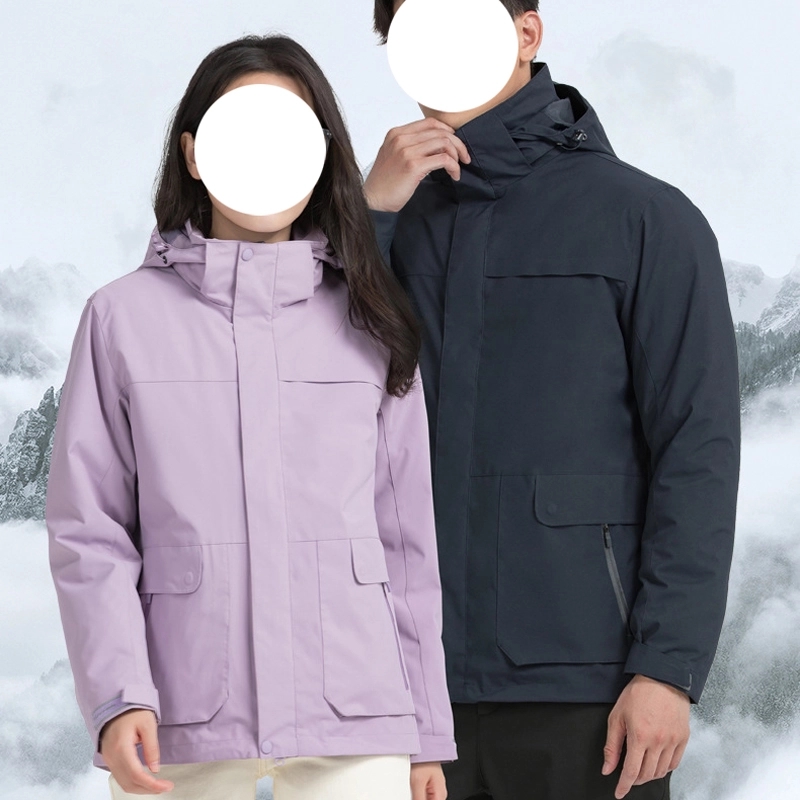 Waterproof Detachable 2-layer Hiking Jacket & Outdoor Coat 5