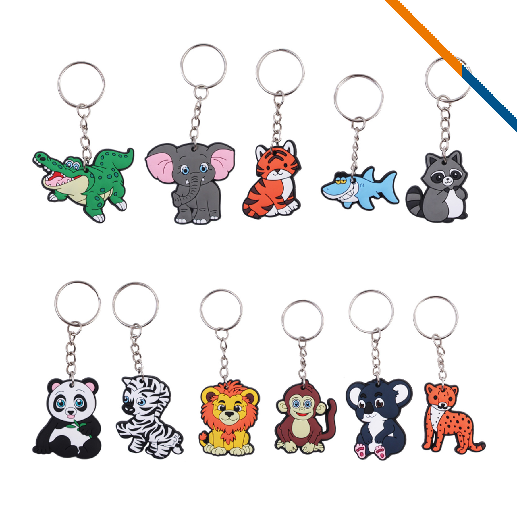 VibeKey Custom Shape PVC Keychain 4