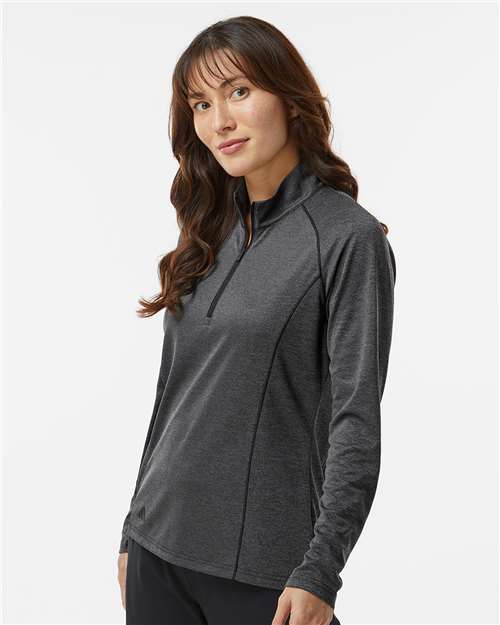Women's Space Dyed Quarter-Zip Pullover - A594 12