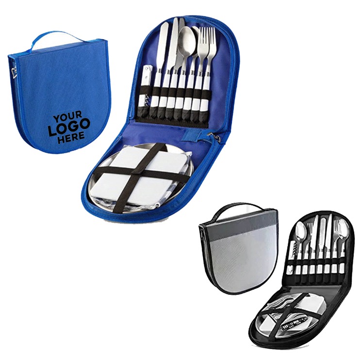Picnic bag picnic tableware set 4