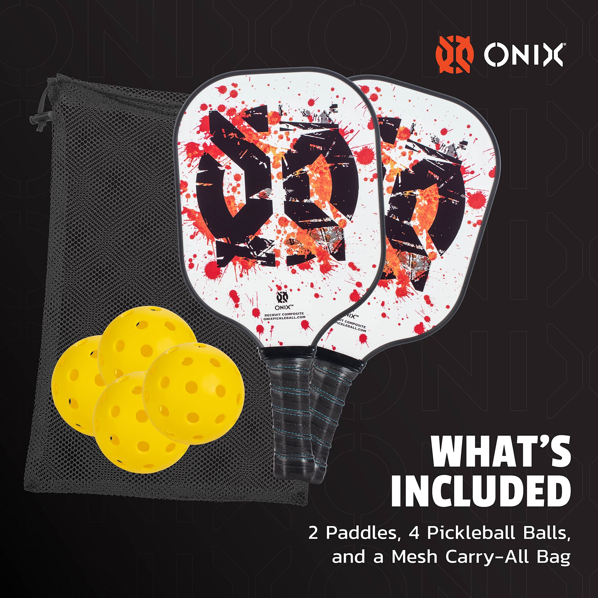 Onix Recruit Composite Pickleball Set 2