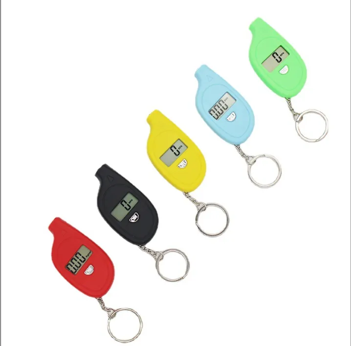 Mini Digital Tire Pressure Gauge With Keychain 3