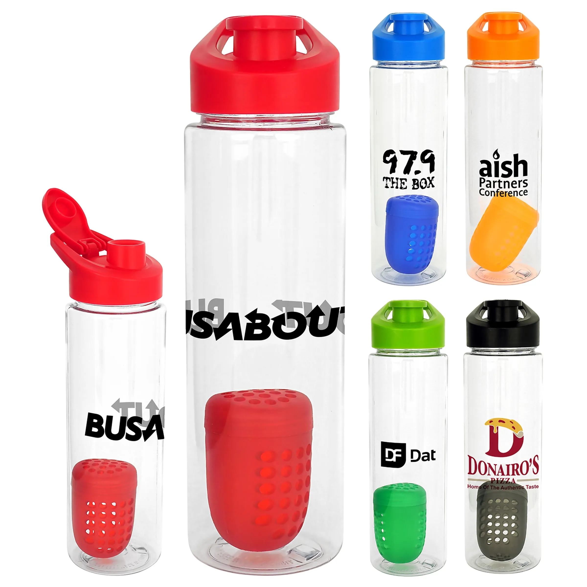 Easy Pour 24 oz. Recycled Bottle With Floating Infuser
