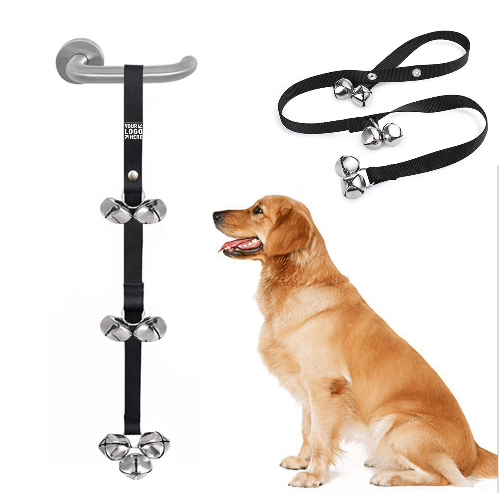 Portable Adjustable Puppy Doorbell Rope 2