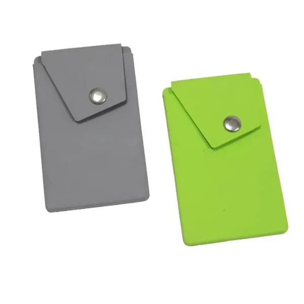 Silicone Mobile Phone Pocket with Stand 3