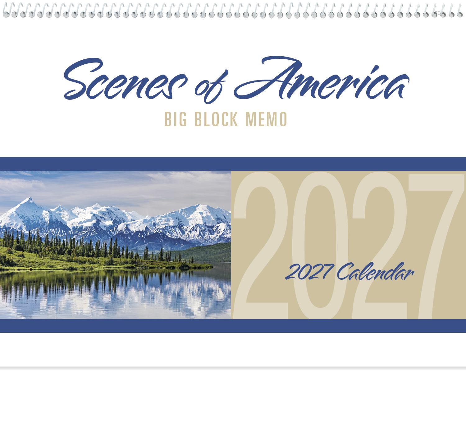 Triumph® Calendars Scenes of America Big Block Memo Calendar 76