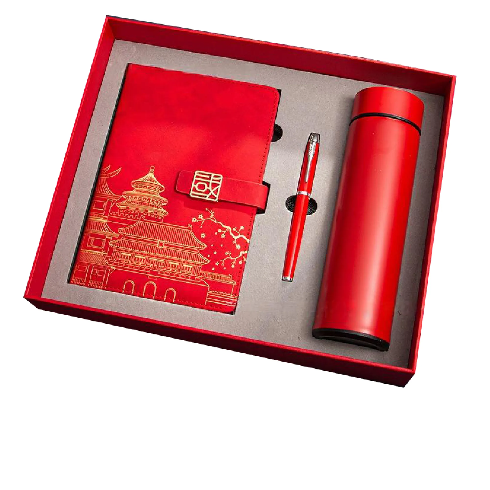 A5 Vintage Chinese Notebook + Pen + Thermos Cup 8