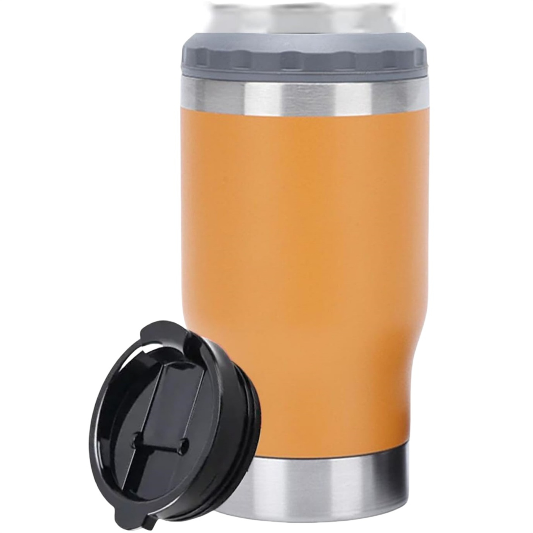 4 in 1 Stainless Steel Can Cooler, custom koozie with logo imprint 9