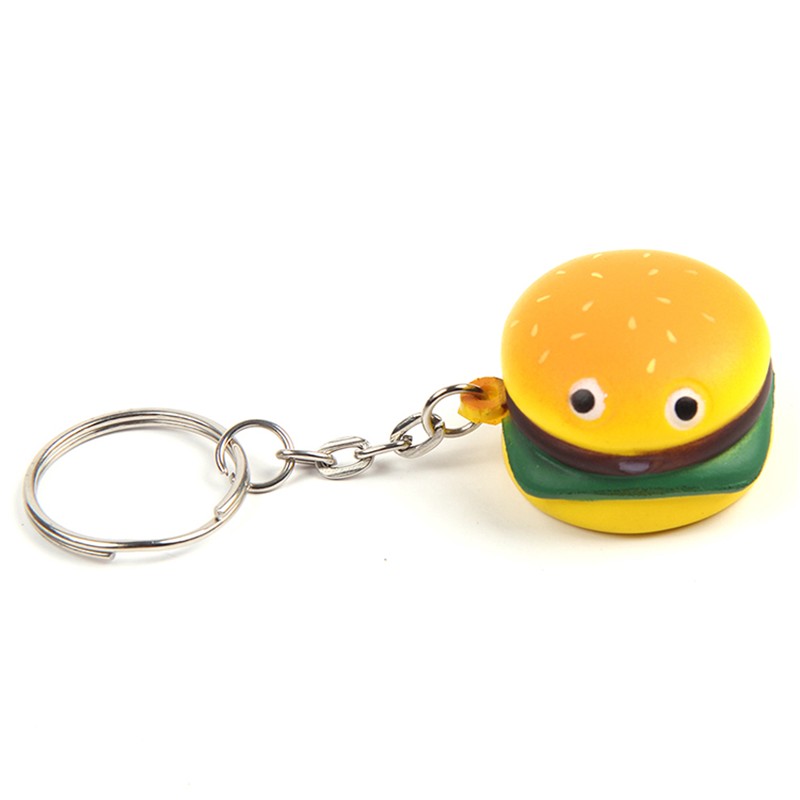 Creative Hamburger Keychain 4