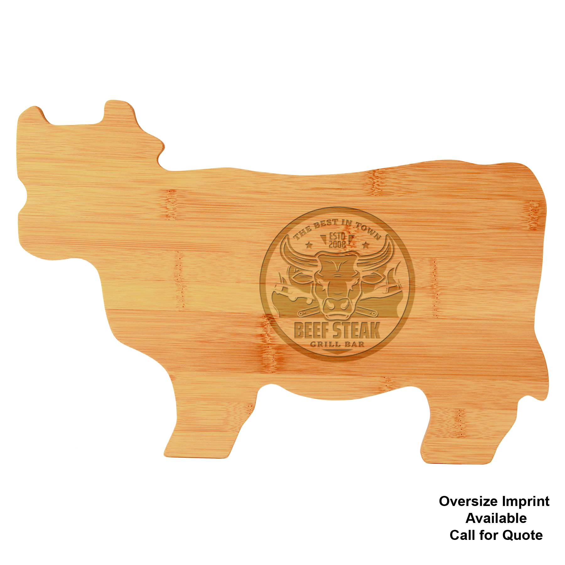 Bamboo Cow-Shaped Cutting Board 4