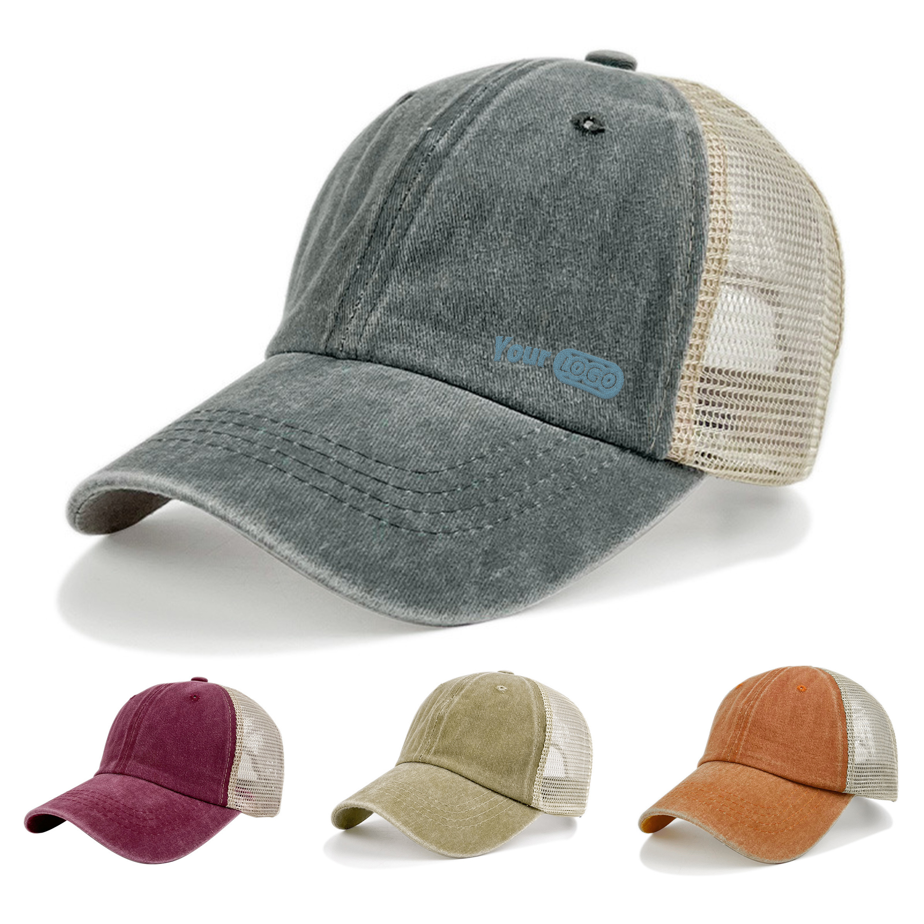 Cotton Sunscreen Breathable Duckbill Cap 2