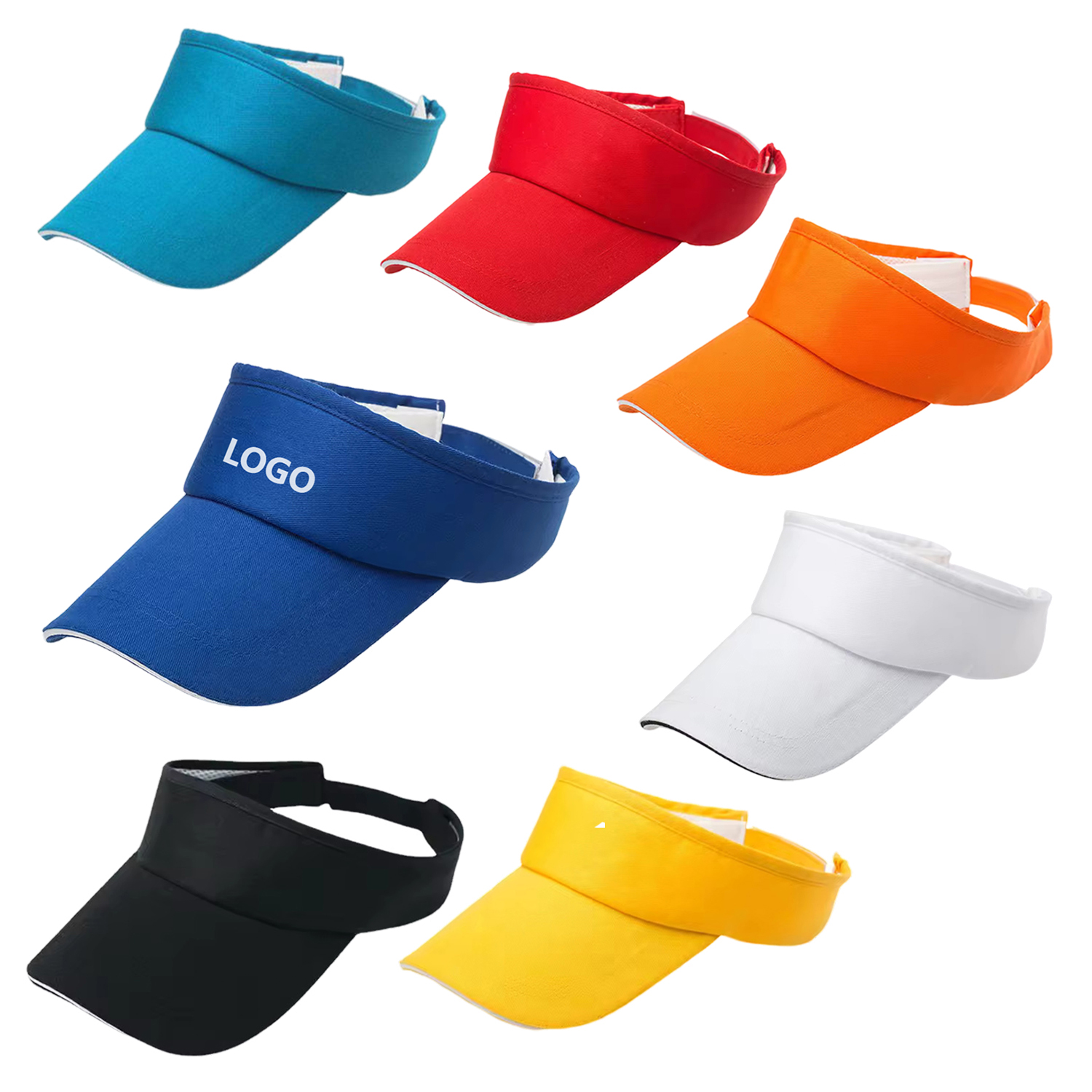 Adjustable Polyester Sun Visor Cap 2