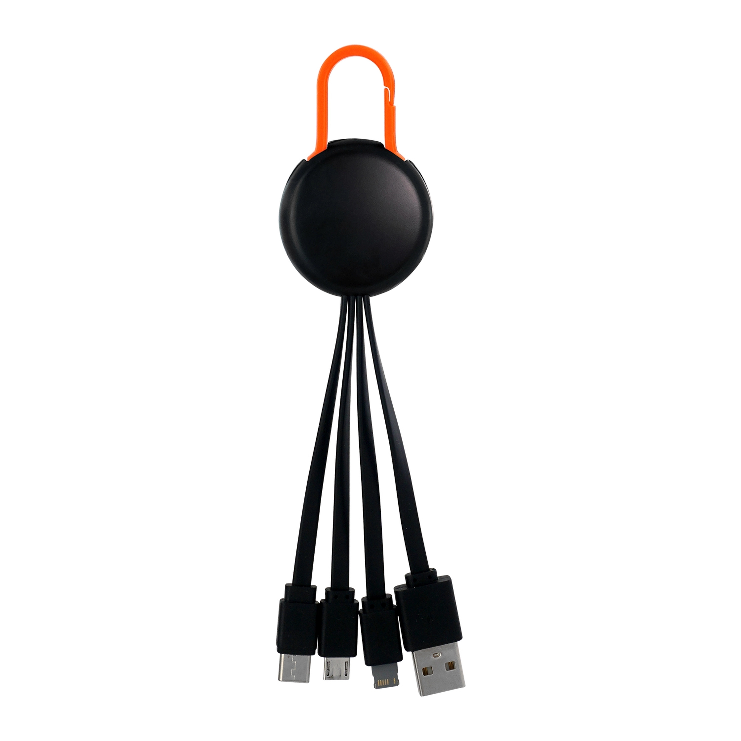 BLACK COLORFUL CLIP 3 IN 1 CHARGING CABLE 17