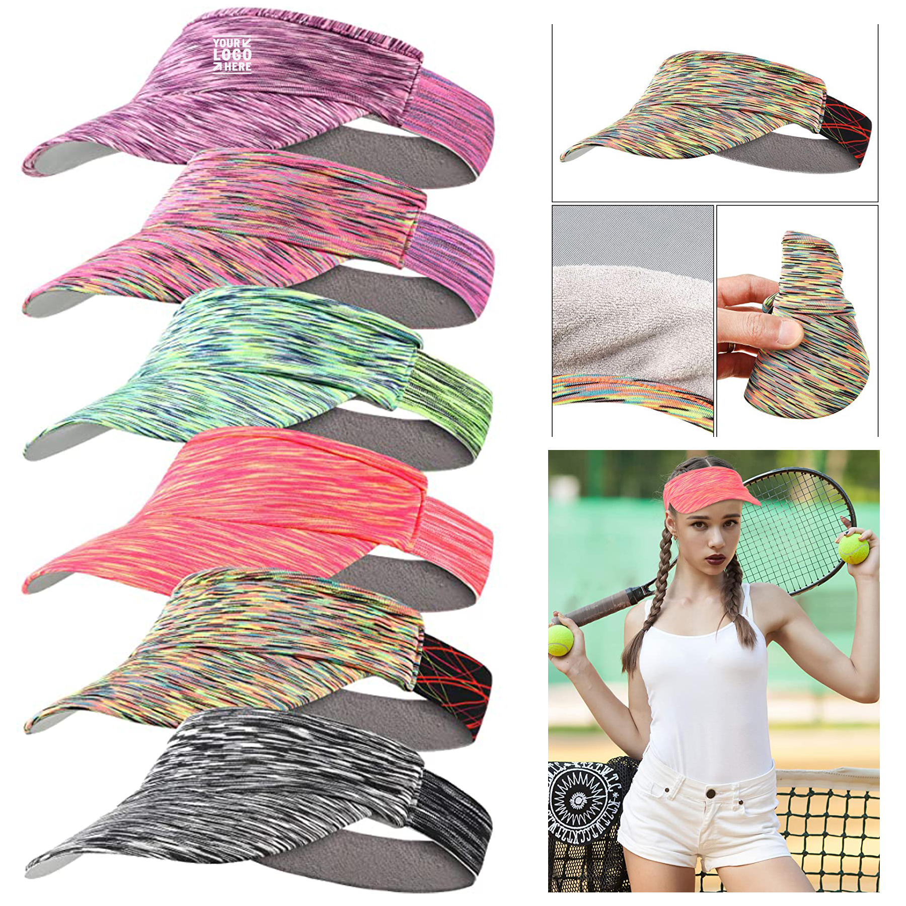 Adjustable Sun Visor Hat 2