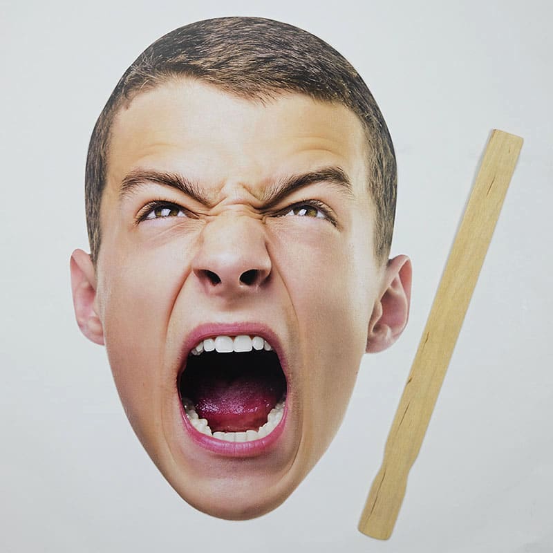 12 X 18 Inch Card Stock Big Head Cutouts 7