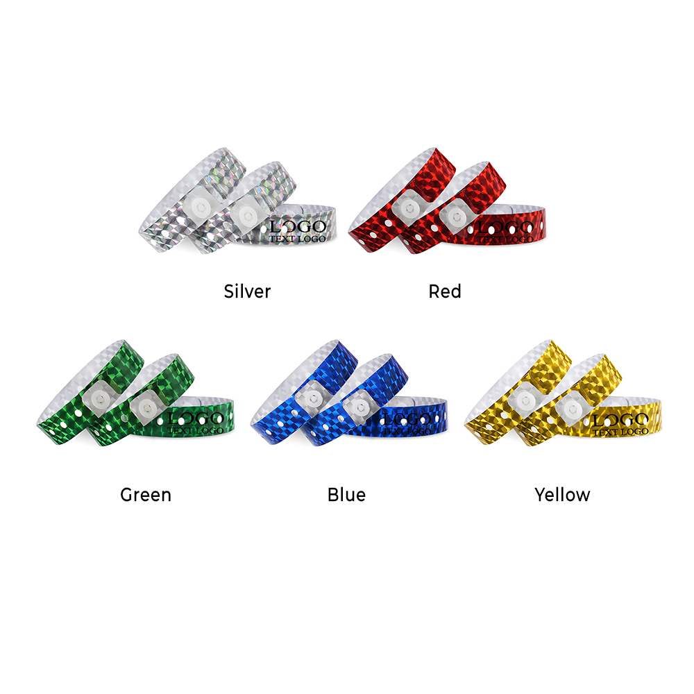 Disposable Laser Holographic Identification Bracelet 1